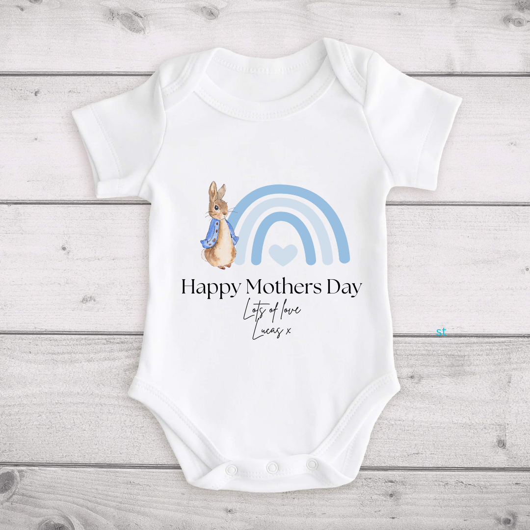 Happy Mothers Day Rabbit vest