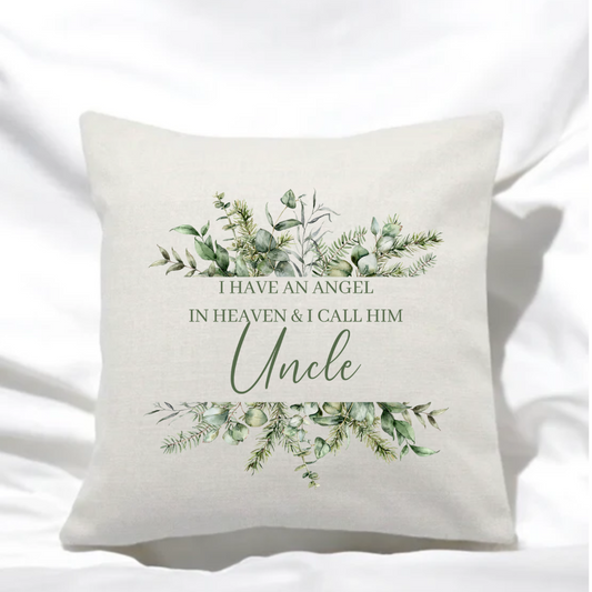 Personalised I Have An Angel In Heaven Pillow