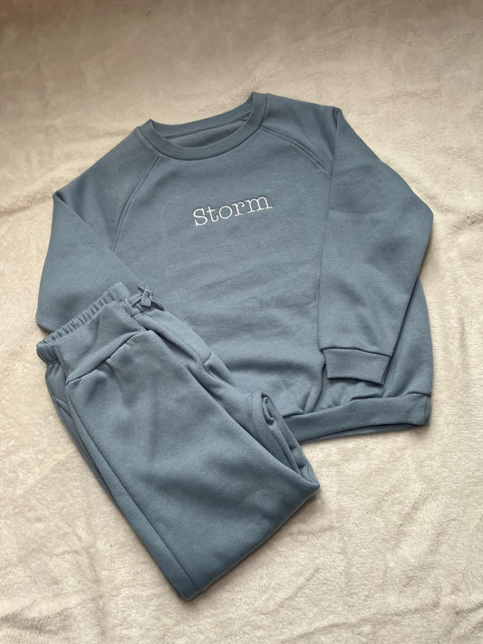 Personalised Embroidery Children Loungewear