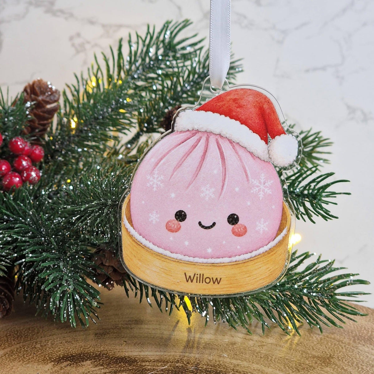 Personalised Viral Dumpling Baubles