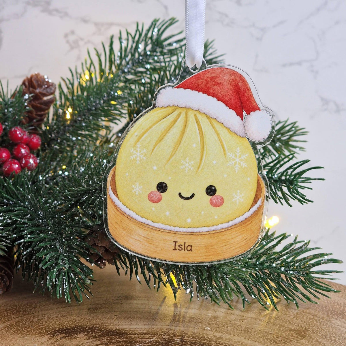 Personalised Viral Dumpling Baubles