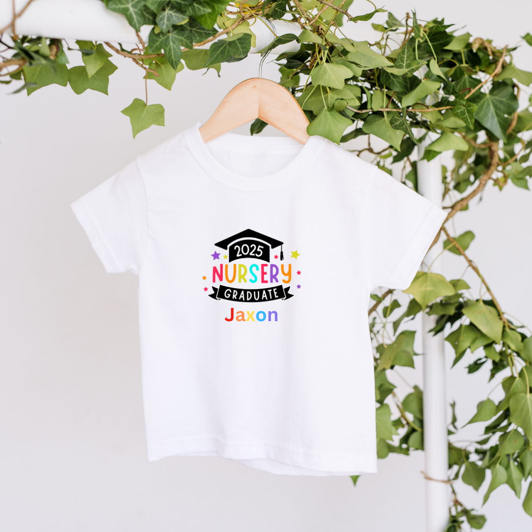 Personalised Nursery Graduation T-shirt