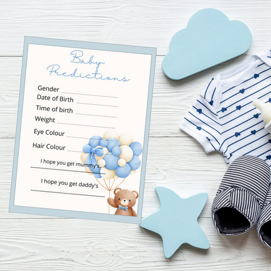 Brown Bear Baby Shower Predictions