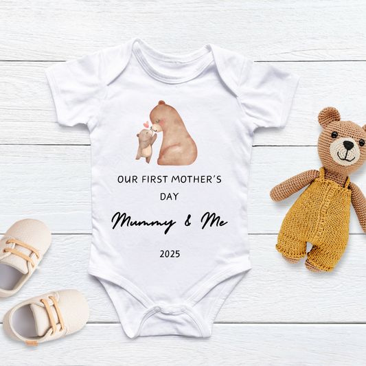 Our First Mothers Day Bear Vest