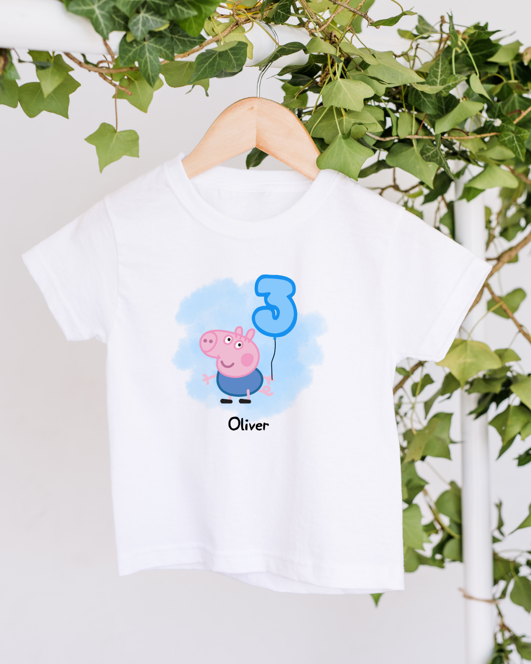 Personalised Peppa Pig Birthday T-shirt