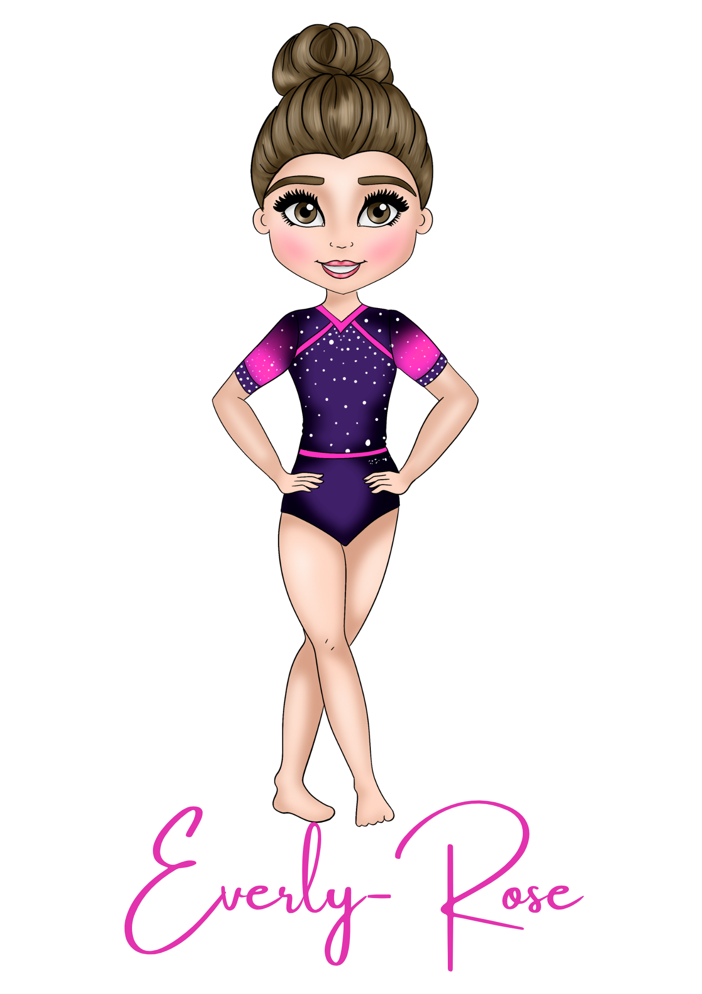 Personalised Gymnastic Water Bottle