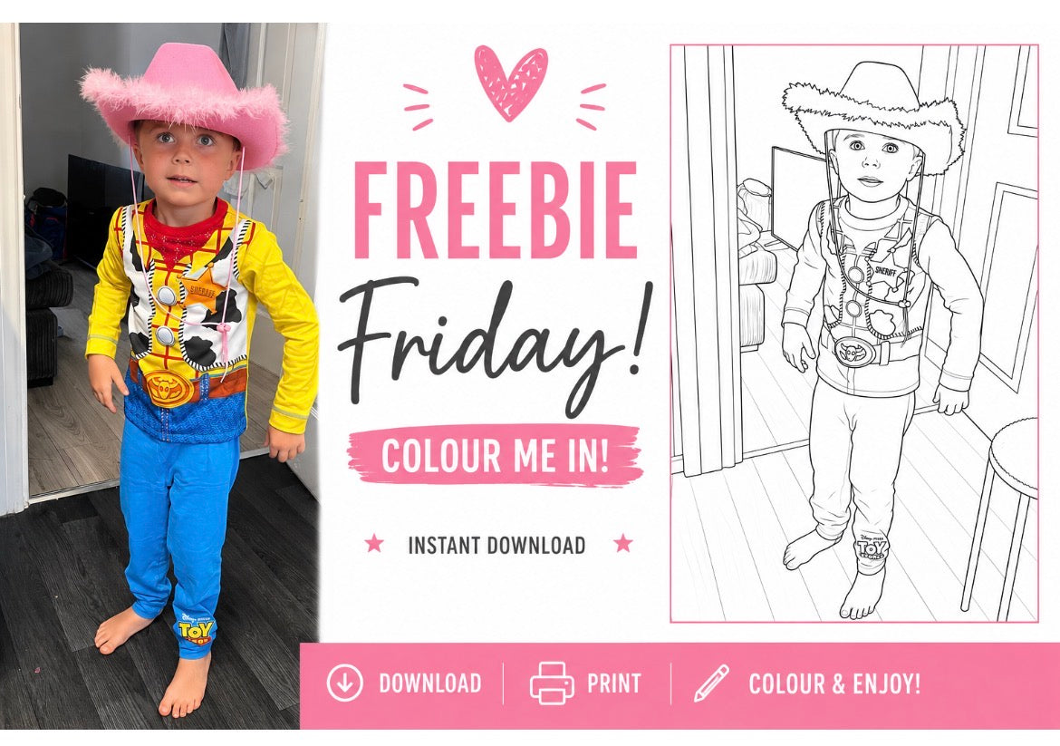 Freebie Friday - Colouring Sheet