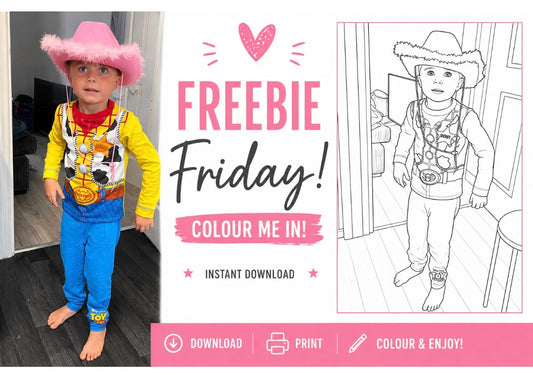 Freebie Friday - Colouring Sheet