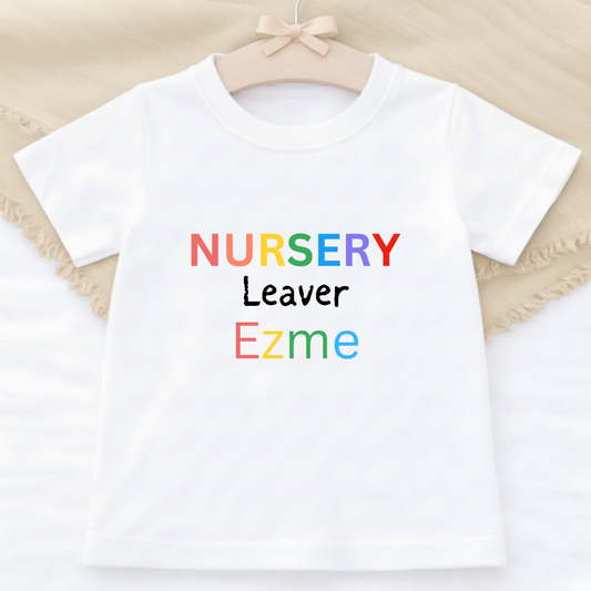 2026 Nursery Leavers Graduation Personalised T-shirt