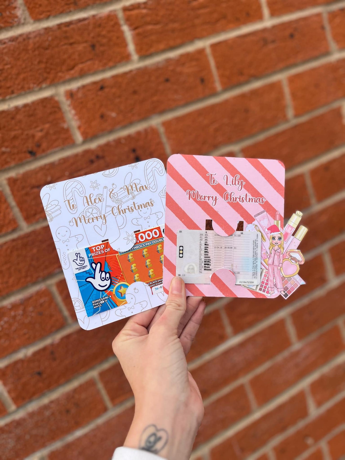 Personalised Gift Card Holder