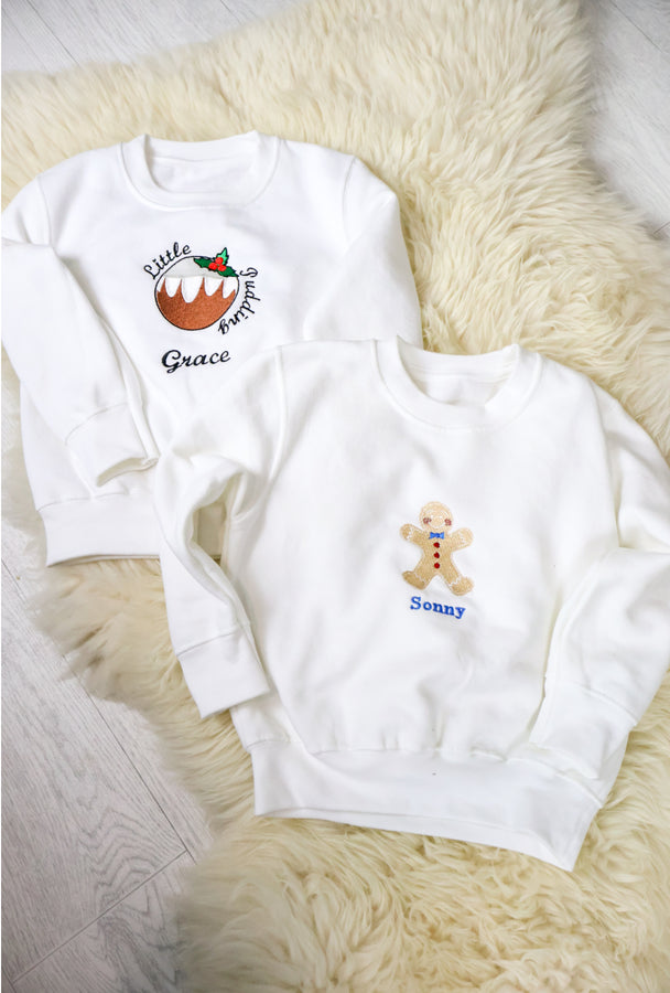 Personalised Embroidered Children's Christmas Jumper
