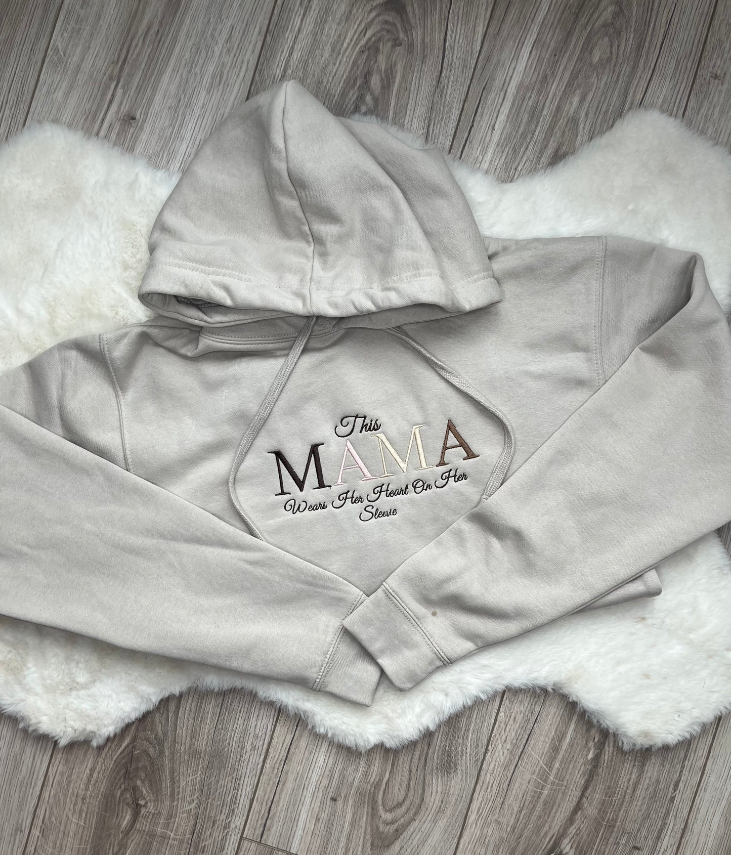 Personalised Embroidered Mama Sweatshirt