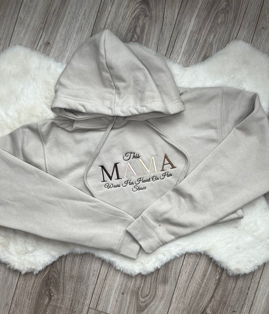 Personalised Embroidered Mama Sweatshirt