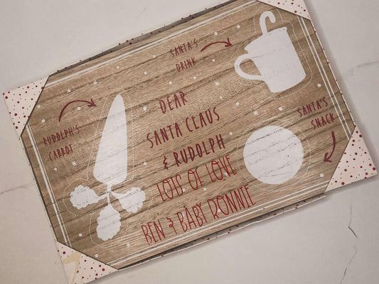 Personalised Santa's Treat Plate