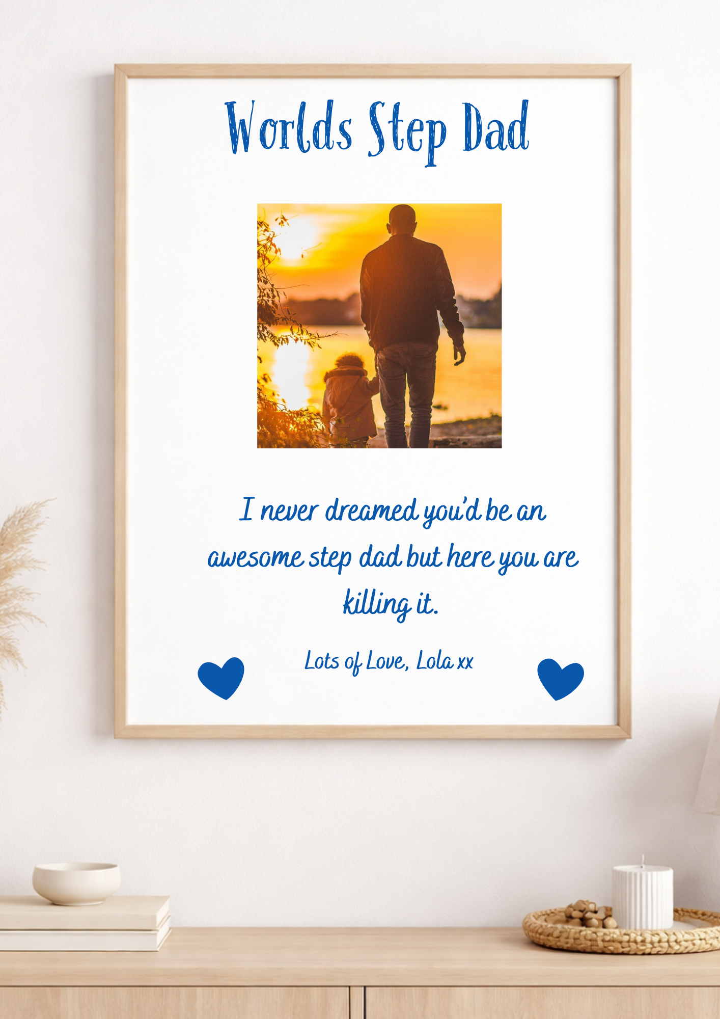 Personalised Worlds Best Grandad Print
