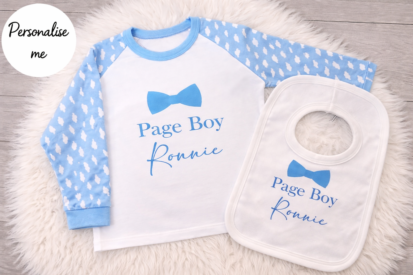 Personalised Page Boy Wedding Pyjamas
