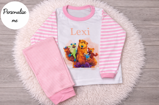 Personalise Bear In The Big Blue House Pyjamas