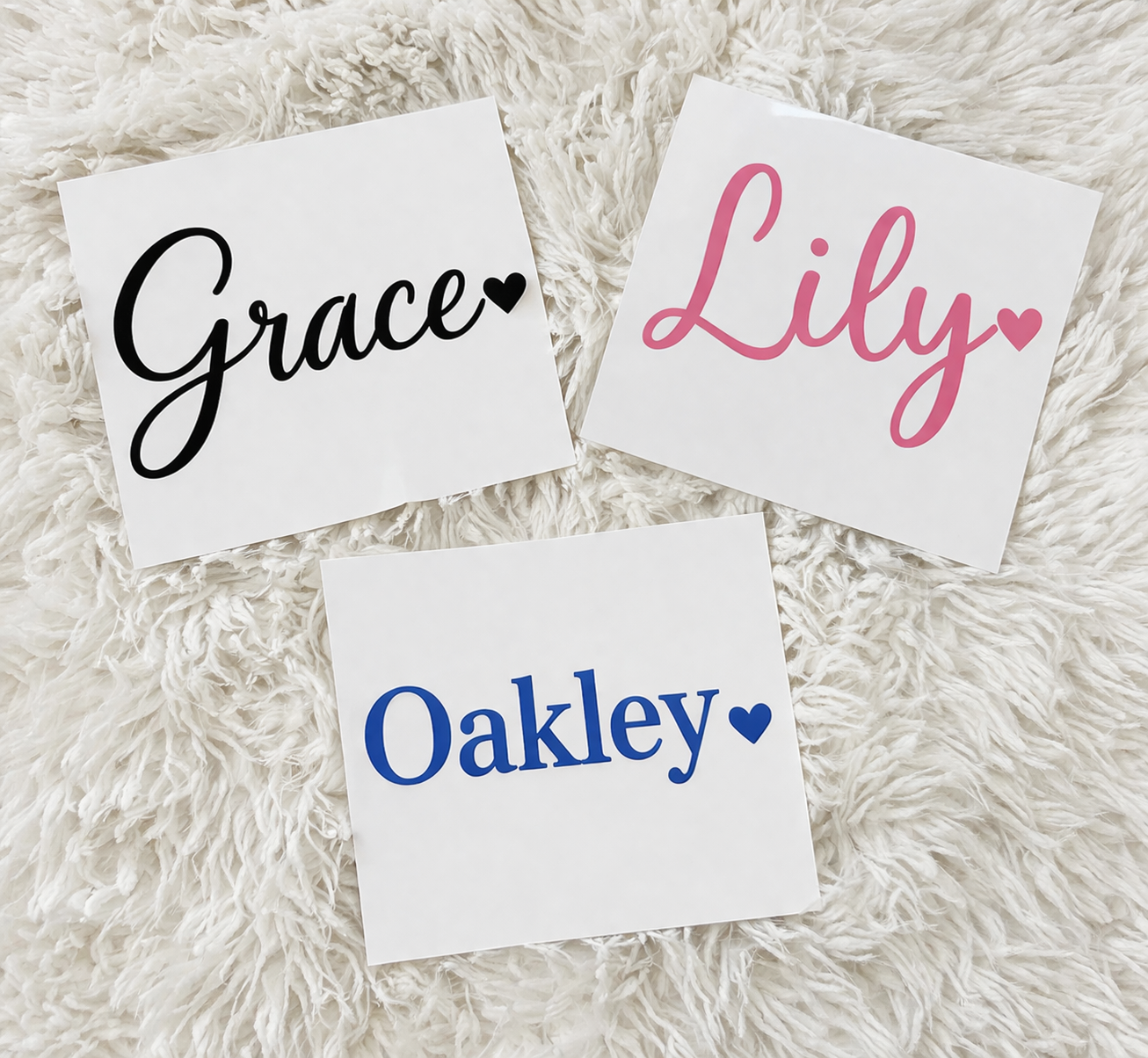 Personalised Vinyl Name Label