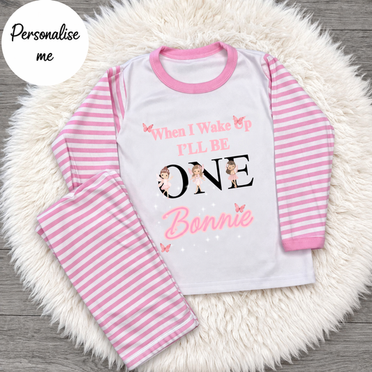 Personalised When I Wake Up Fairy Birthday Pyjamas
