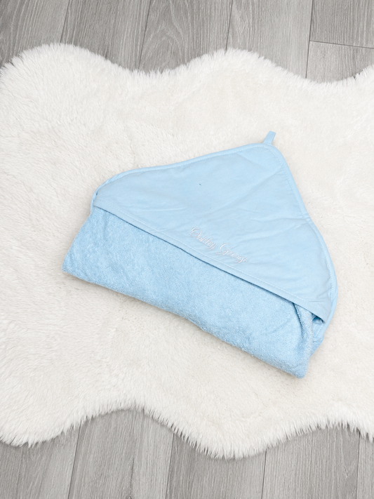 Personalised Embroidered Hooded Baby Towel