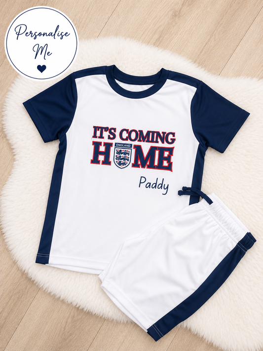 Personalised Boys Football World Cup Shorts & T-shirt Set