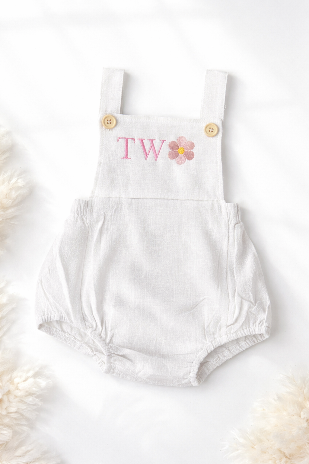Personalised Embroidered Birthday Baby Romper