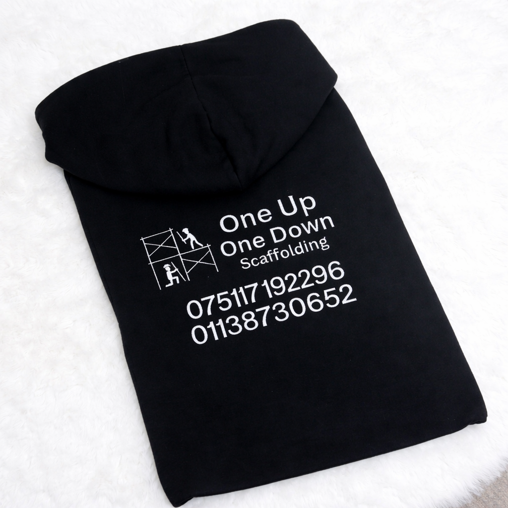 Branded Workwear Zip Up Hoodie