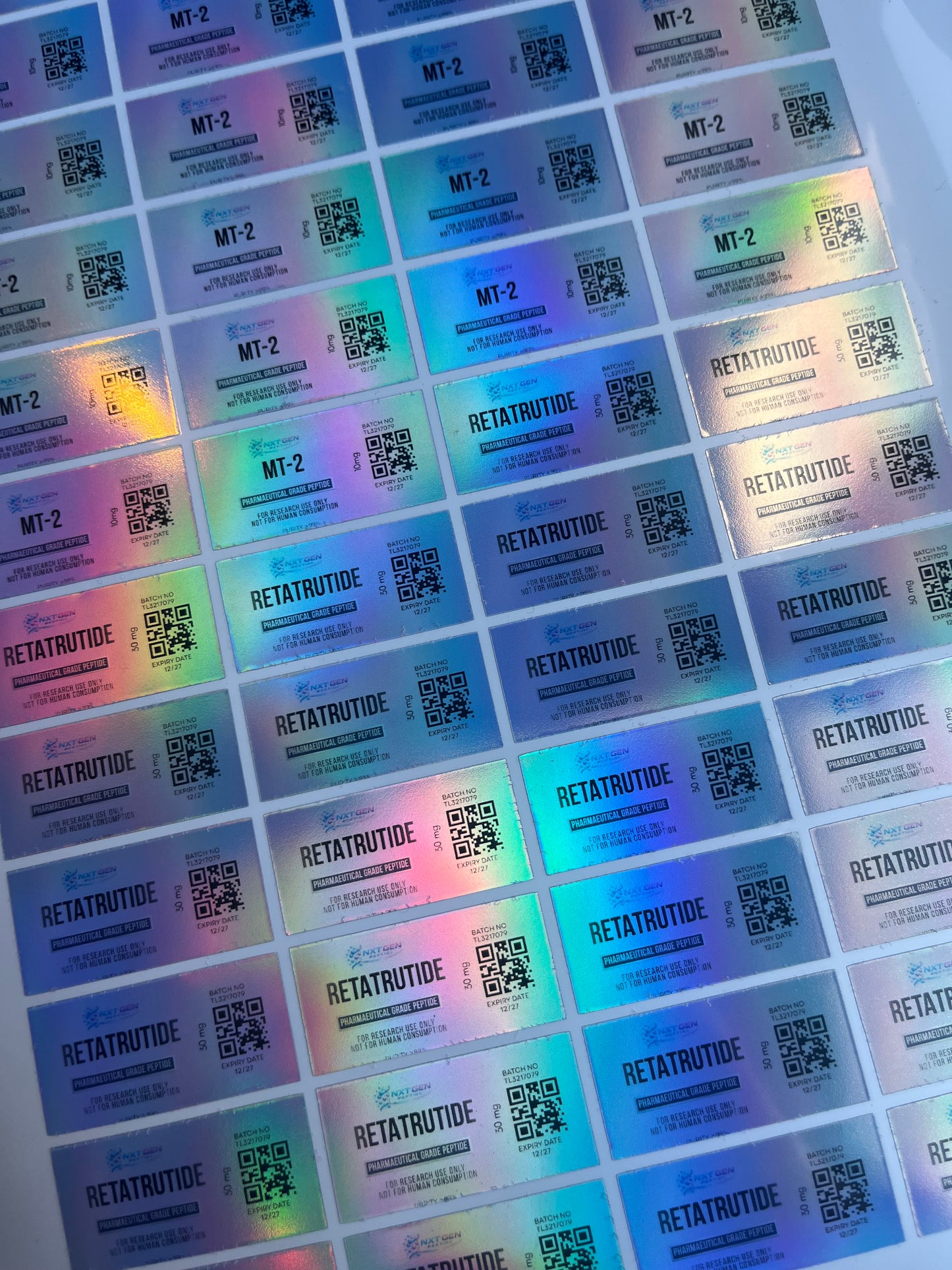 Holographic sticker