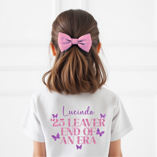 Personalised Our Last Summer School Leavers T-shirt Iron On Label
