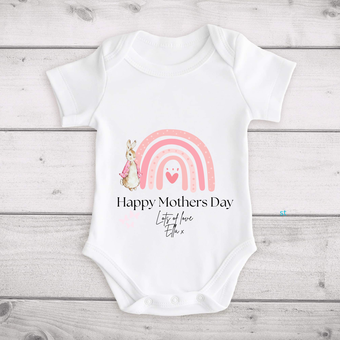 Happy Mothers Day Rabbit vest