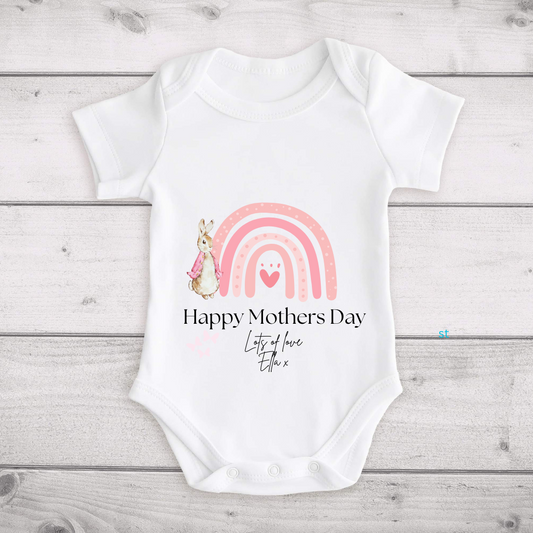 Happy Mothers Day Rabbit vest