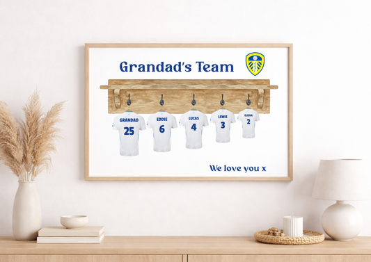 Personalised Football Shirt Family Print