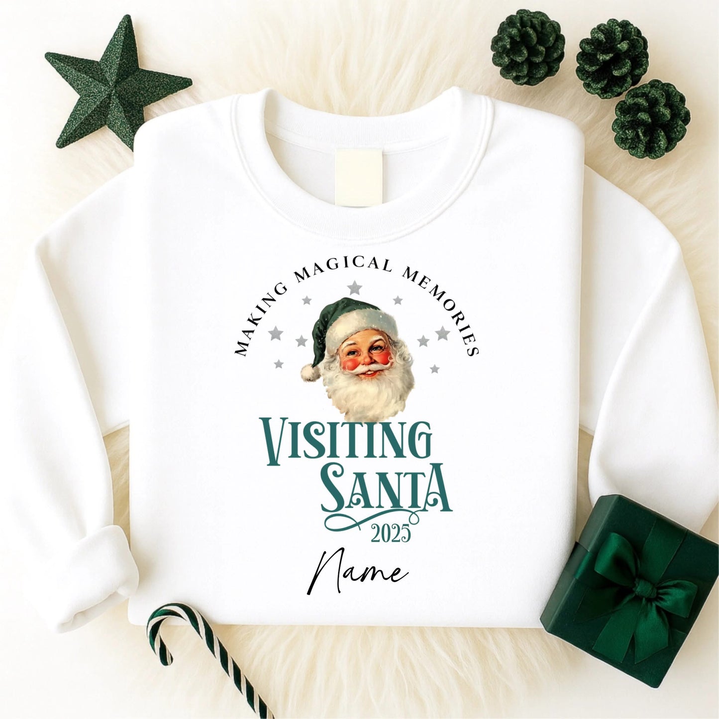 Personalised Visting Santa Sweatshirt