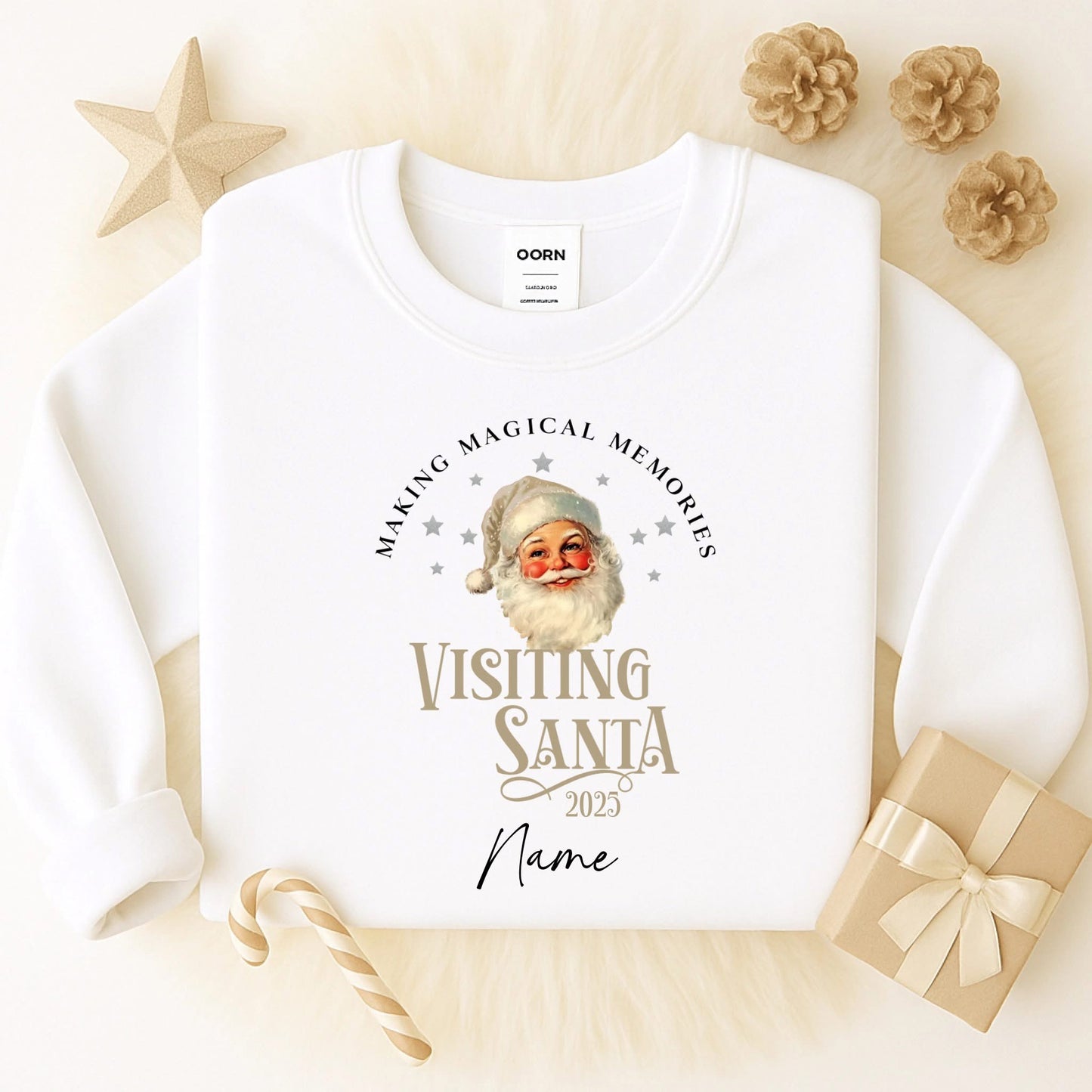 Personalised Visting Santa Sweatshirt