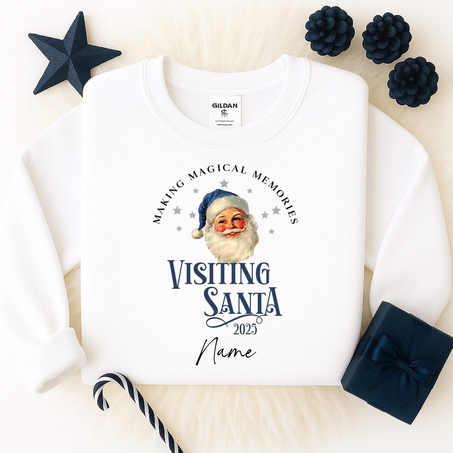 Personalised Visting Santa Sweatshirt
