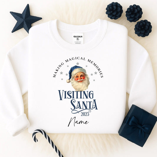 Personalised Visting Santa Sweatshirt