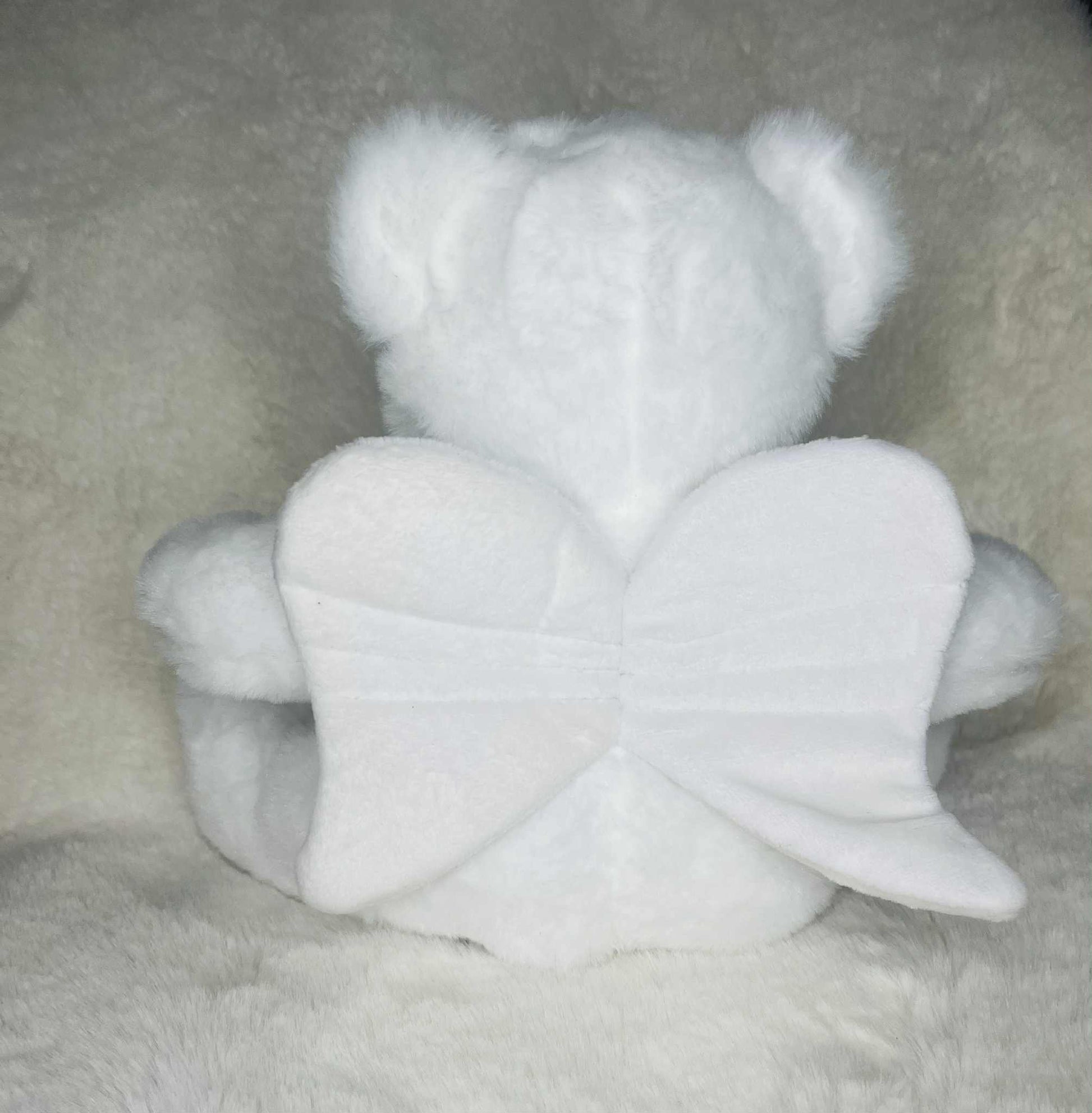 Memorial teddy bear personalised for miscarriage or stillbirth remembrance