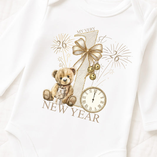 Personalised My 1st New Year Baby Vest