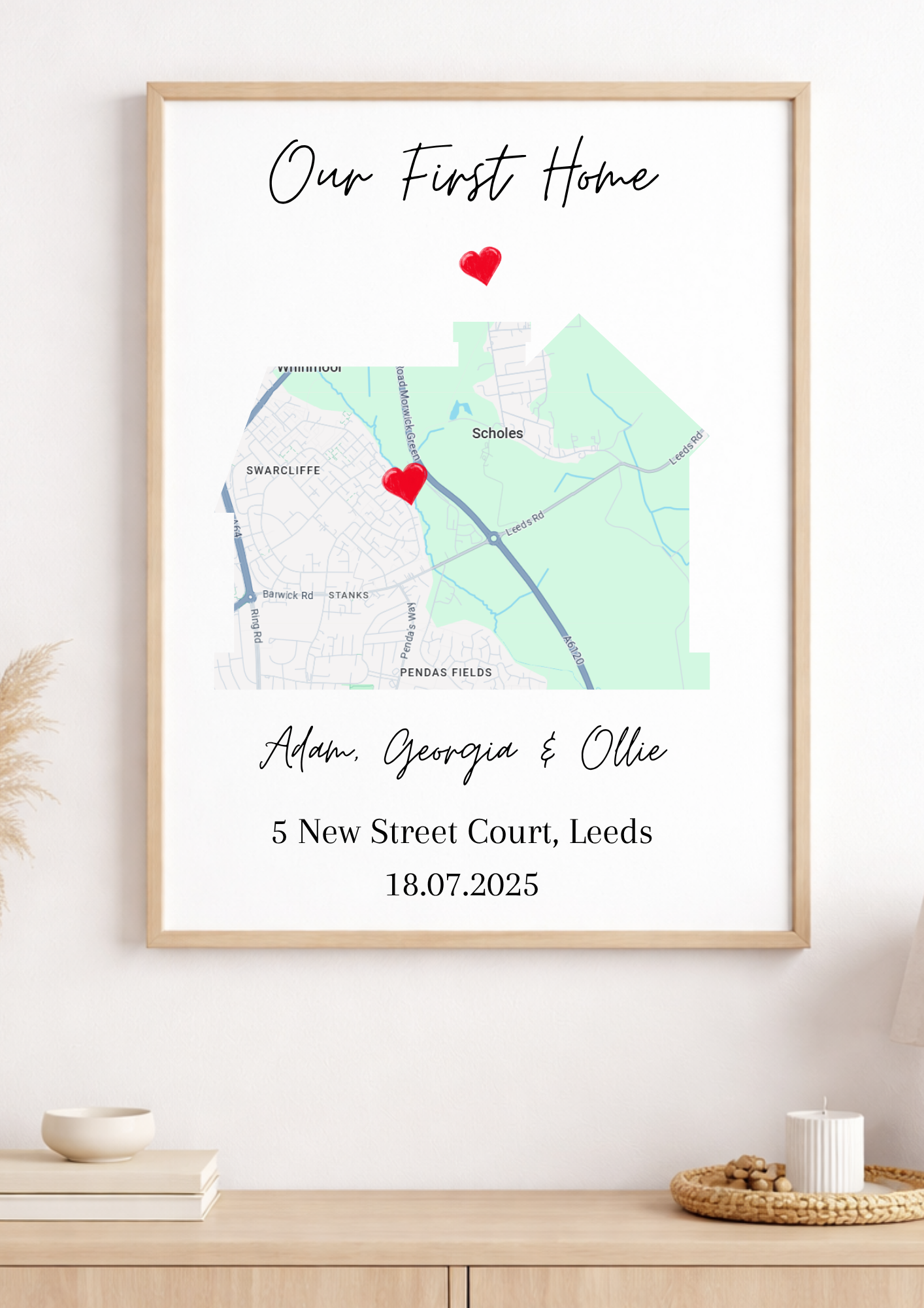 Personalised New Home Print