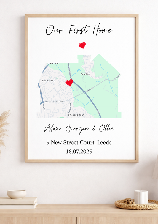 Personalised New Home Print