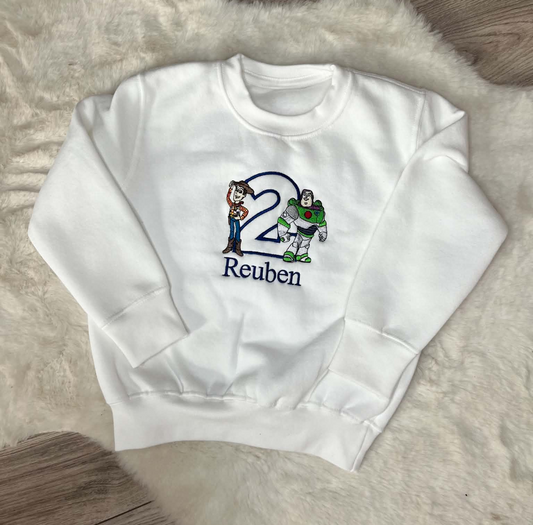 Personalised Toy Story Birthday Sweatshirt
