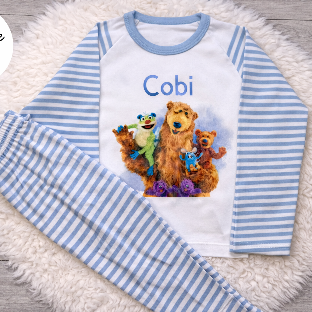 Personalised Bear in the Big Blue House birthday pyjamas – image 2