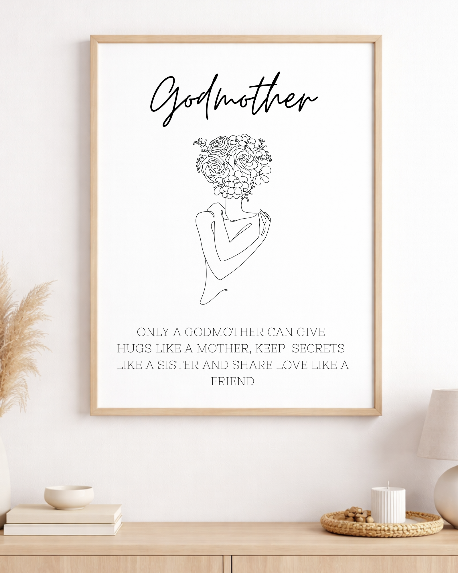 Personalised Godmother print