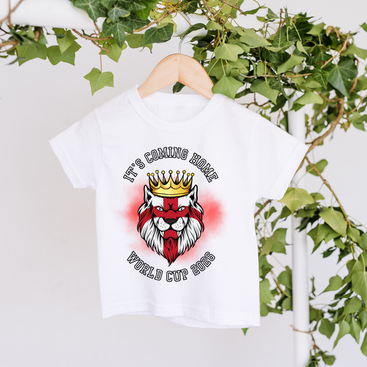 Personalised  Its Coming Home World Cup 2026 Tshirt