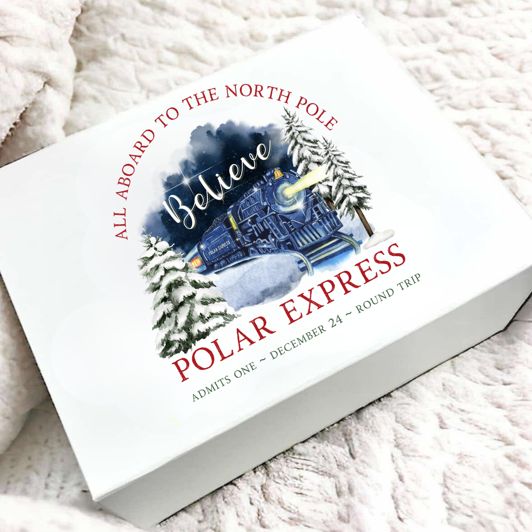 Personalised Polar Express Christmas Eve Box