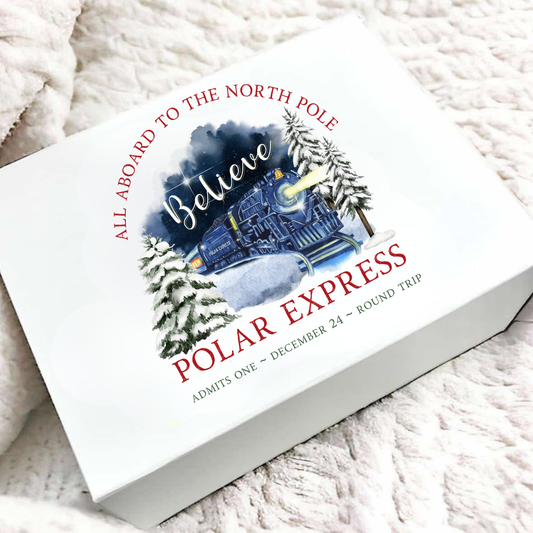 Personalised Polar Express Christmas Eve Box
