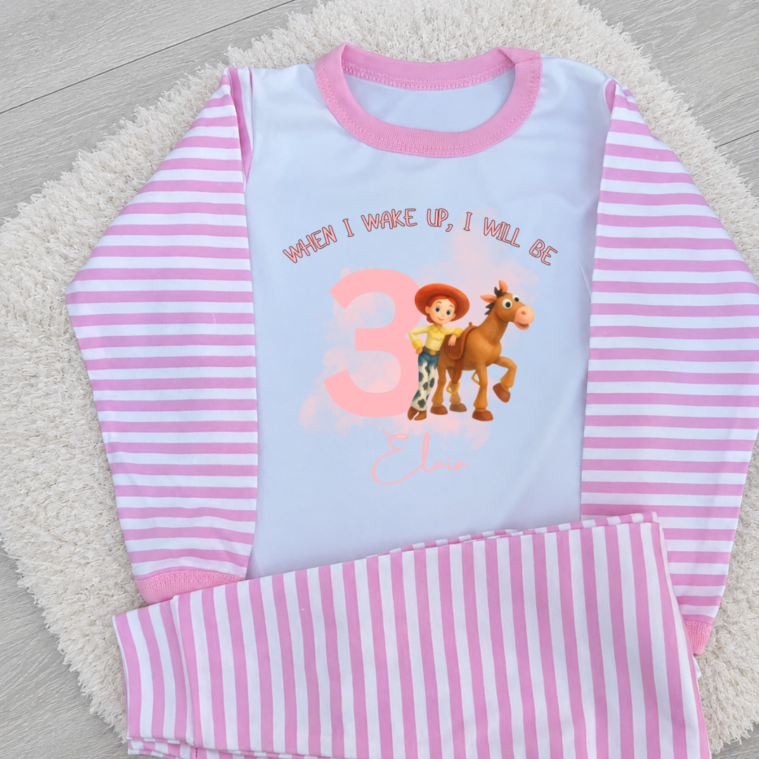 Personalised Toy Story Jesse Birthday Pyjamas
