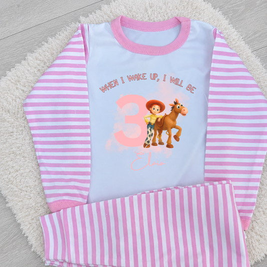 Personalised Toy Story Jesse Birthday Pyjamas