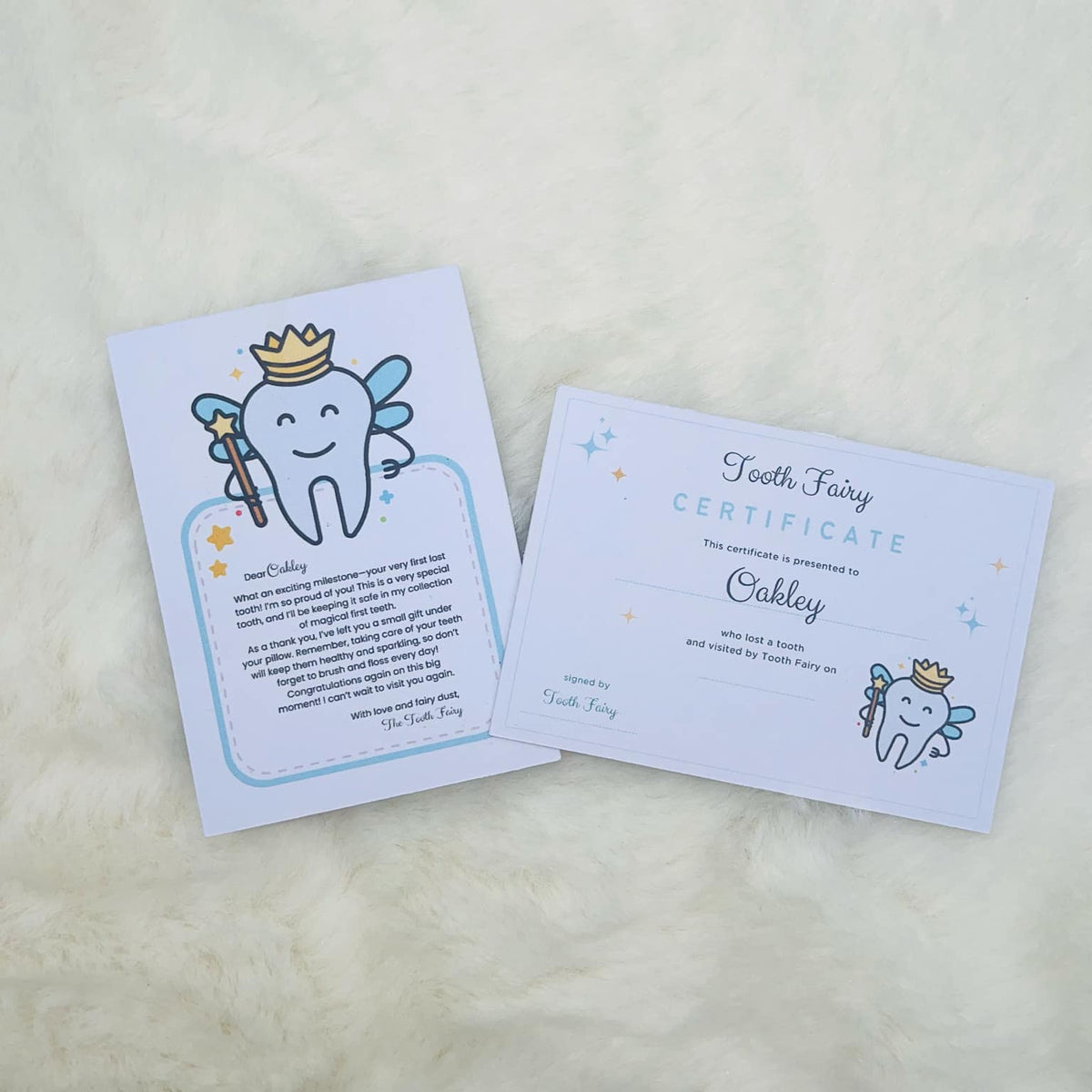 Personalised Tooth Fairy Gift Set alternative personalised design