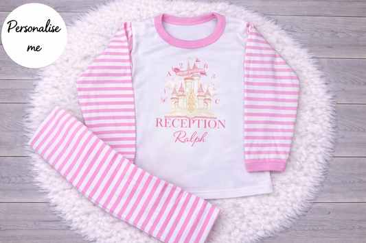 Personalised When I Wake Up I'll Be Starting School Pyjamas – Princess Castle